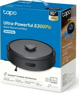 TP-Link Tapo RV30 Max robotický vysavač s mopem (LiDAR+IMU, 2,4 GHz, BT, černý)
