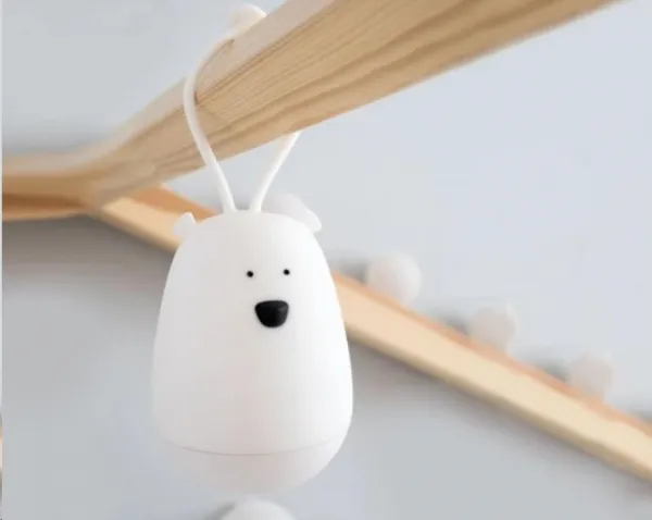 NoName Rabbit & Friends Dětská lampička medvídek k zavěšení