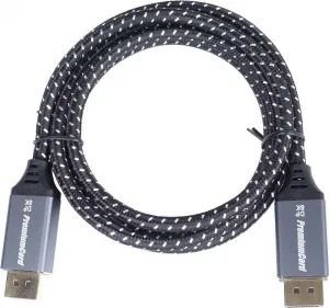 PremiumCord DisplayPort 1.4 přípojný kabel pro rozlišení 8K, kovové a zlacené konektory, 5m