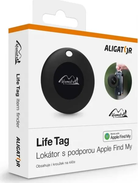 Aligator Lifetag s podporou Apple Find My