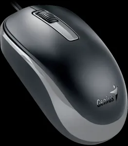 Myš drátová, Genius DX-125S, černo-šedá, optická, 1200DPI