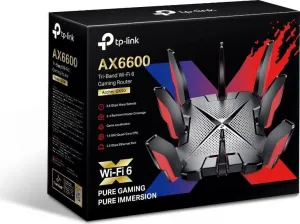 TP-Link Archer GX90 OneMesh/EasyMesh WiFi6 router (AX6600,2,4GHz/5GHz/5GHz,1x2,5GbELAN/WAN,1xGbELAN/WAN,3xGbELAN,2xUSB)