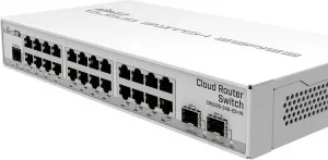 MikroTik Cloud Router Switch CRS326-24G-2S+IN, 800MHz CPU, 512MB RAM, 24xLAN, 2x SFP+, vč. L5 licence