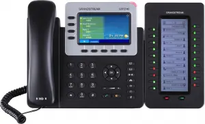 Grandstream GXP2140 [telefón VoIP - 4x účet SIP, HD audio, 5 programov.tlačidlá, bluetooth, EHS, farebný LCD, 2x GLAN]