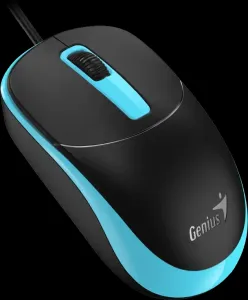 Myš drátová, Genius DX-123, černo-modrá, optická, 1200DPI