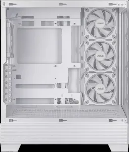 ASUS case A31 PLUS TG ARGB, Mid Tower, Průhledná bočnice, 4x120mm ARGB Fan, ARGB Hub, bílá
