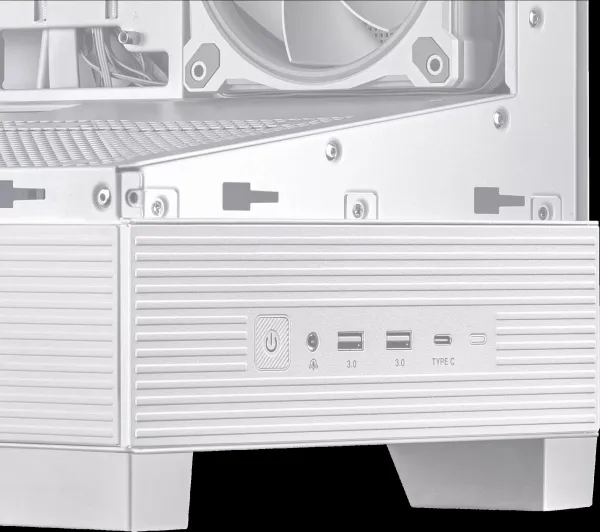 ASUS case A31 PLUS TG ARGB, Mid Tower, Průhledná bočnice, 4x120mm ARGB Fan, ARGB Hub, bílá