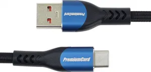 PREMIUMCORD Kabel USB-C na USB 2.0, Nabíjecí, 5A, 2m