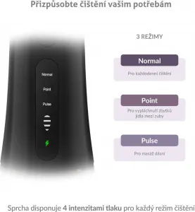 TrueLife AquaFloss Compact L100 Black - ústní sprcha