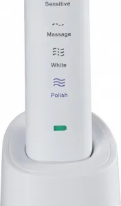 Orava Stomafresh sonický zubní kartáček, 5 režimů, cestovní pouzdro, časovač, bílá