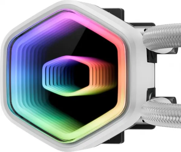 CoolerMaster Cooler Master vodní chladič MasterLiquid 240 Core II, 2x240mm, LGA1851, AM5, bílá