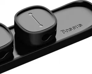 NoName Baseus ACWDJ-01L Peas Organizér Kabelů Black
