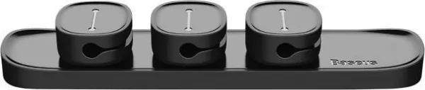 NoName Baseus ACWDJ-01L Peas Organizér Kabelů Black