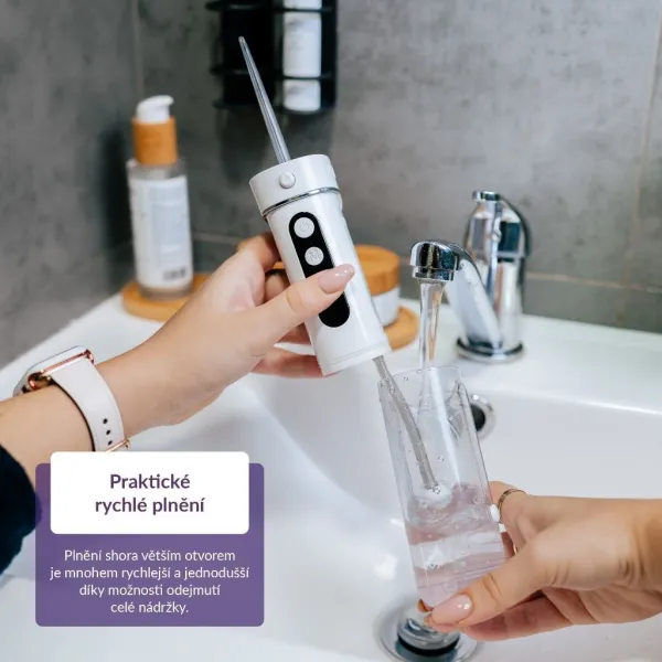 TrueLife AquaFloss Mini M50 - ústní sprcha - bílá