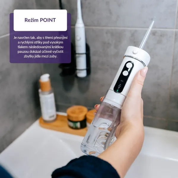 TrueLife AquaFloss Mini M50 - ústní sprcha - bílá