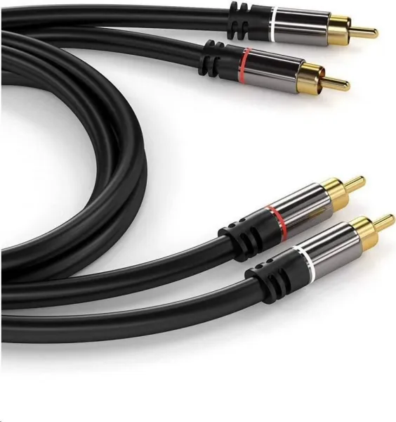 PremiumCord Kábel PREMIUMCORD, 2x CINCH-2x CINCH M/M, 3 m