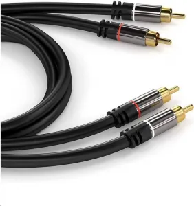 PremiumCord Kábel PREMIUMCORD, 2x CINCH-2x CINCH M/M, 3 m