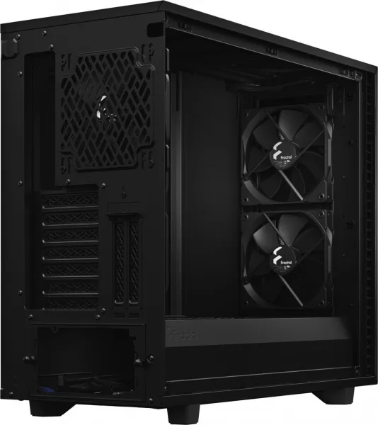 FRACTAL DESIGN Define 7 Dark Tempered Glass Midi Tower, čierna, bez zdroja napájania