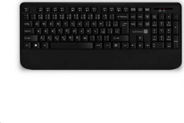 CONNECT IT Combo bezdrátová černá klávesnice + myš, CZ + SK layout
