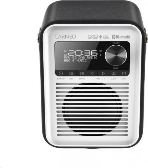CARNEO D600 Rádio DAB+, FM, BT, black/white