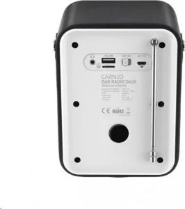 CARNEO D600 Rádio DAB+, FM, BT, black/white