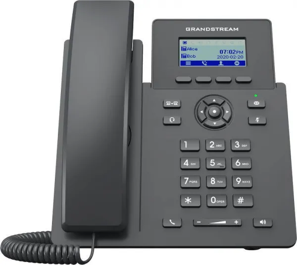Grandstream GRP2601P [telefón VoIP - 2.21" 132 x 48 grafický, 2x SIP účet, 2x RJ45 10/100 Mbps, PoE]