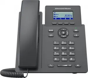 Grandstream GRP2601P [telefón VoIP - 2.21" 132 x 48 grafický, 2x SIP účet, 2x RJ45 10/100 Mbps, PoE]