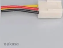 Ventilátor AKASA AK-6015MS, 60 x 15 mm, zapuzdrené ložisko, čierny