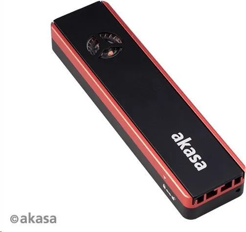 Externý box AKASA Vegas SSD Mate, pre M.2 disky SSD SATA/NVMe, USB 3.2 Gen 2, 10Gb/s, RGB, hliník