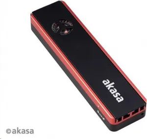 Externý box AKASA Vegas SSD Mate, pre M.2 disky SSD SATA/NVMe, USB 3.2 Gen 2, 10Gb/s, RGB, hliník