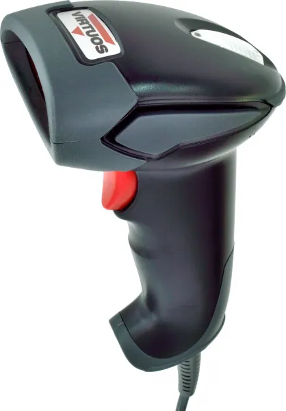 Laserová čítačka Virtuos HT-900A, USB (emulácia klávesnice/RS232), čierna