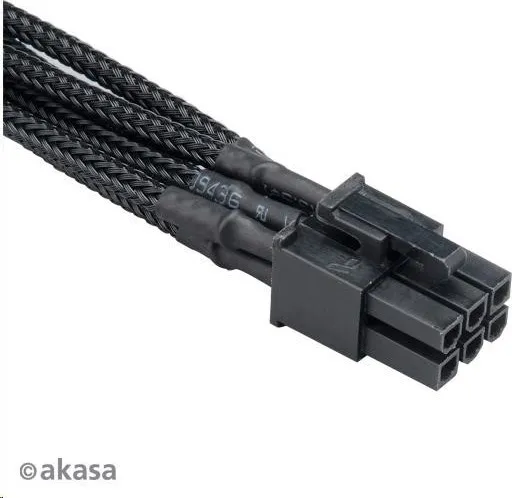 Predlžovací kábel AKASA FLEXA V6 k 6pin VGA PSU, 40 cm