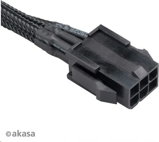 Predlžovací kábel AKASA FLEXA V6 k 6pin VGA PSU, 40 cm
