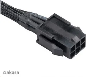 Predlžovací kábel AKASA FLEXA V6 k 6pin VGA PSU, 40 cm