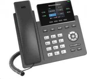 Grandstream GRP2612P [VoIP telefon - 2x SIP účet, HD audio, 16 prog.tl.+4 předvoleb, 2xLAN 100Mbps, PoE]