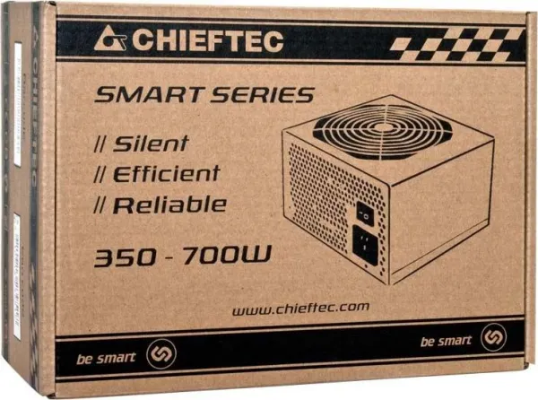 Napájací zdroj CHIEFTEC Smart Series, GPS-500A8, 500 W, Active PFC, maloobchodný predaj
