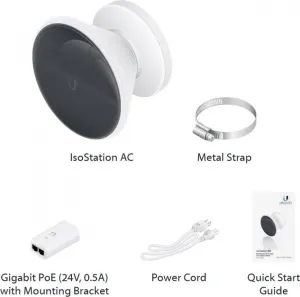 Ubiquiti UBNT airMAX IsoStation IS-5AC [AP/Klient 450+Mbps, 256QAM, 45° rohová anténa, 14dBi, airMAX ac]