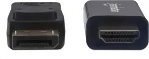 MANHATTAN Kábel DisplayPort na HDMI 1080p, 1.8 m, čierna