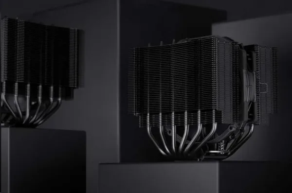 NOCTUA Chladič CPU NH-D15S CH-BK, 1x 140mm, LGA1851, AM5, černá