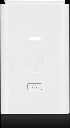 Ubiquiti UBNT POE-24-7W-G-WH [Gigabitový PoE adaptér 24V/0,3A (7W), pre LBE-5AC-Gen2,LBE-5AC-16-120, vrátane.napájací kábel]