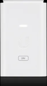Ubiquiti UBNT POE-24-7W-G-WH [Gigabitový PoE adaptér 24V/0,3A (7W), pre LBE-5AC-Gen2,LBE-5AC-16-120, vrátane.napájací kábel]
