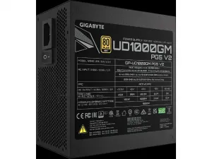 GIGABYTE zdroj UD1000GM PG5 V2 1000W, 120mm, Plně modulární, 80 Plus Gold, ATX 3.1