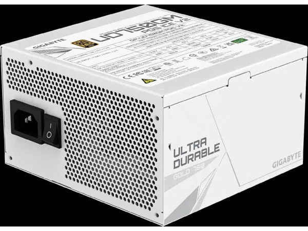 GIGABYTE zdroj UD750GM PG5 ICE 750W, 120mm, Plně modulární, 80 Plus Gold, ATX 3.1
