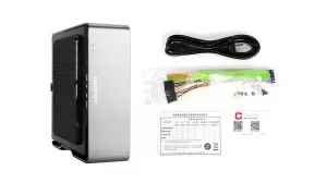 In Win Skříň In-Win Chopin MAX Silver, miniITX +200W GOLD