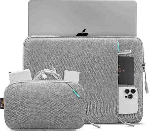 NoName tomtoc Sleeve Kit - 14" MacBook Pro, šedá
