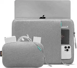 NoName tomtoc Sleeve Kit - 14" MacBook Pro, šedá