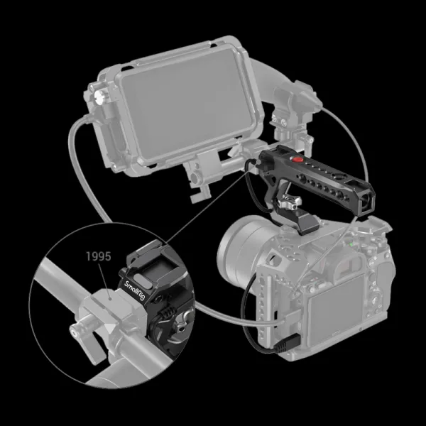 SmallRig NATO Top Handle s Record Start/Stop Remote Trigger pre Sony Mirrorless Cameras - rozbalený kus 114314