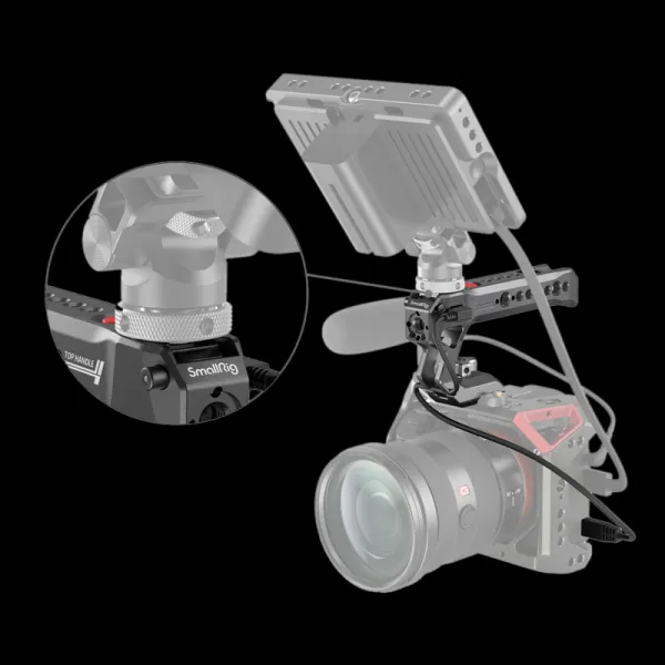 SmallRig NATO Top Handle s Record Start/Stop Remote Trigger pre Sony Mirrorless Cameras - rozbalený kus 114314