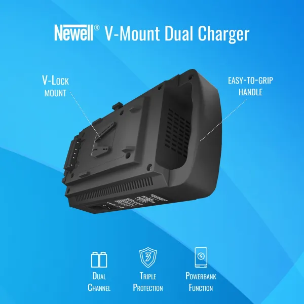 Newell duálna nabíjačka pre V-Mount batérie NL0841