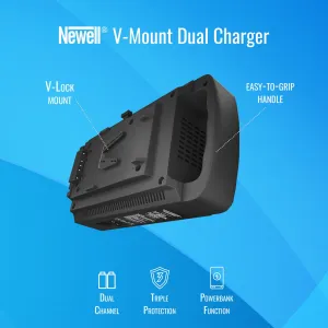 Newell duálna nabíjačka pre V-Mount batérie NL0841